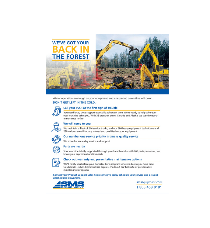 Our branch network and team specialists are ready to help – wherever your machines take you